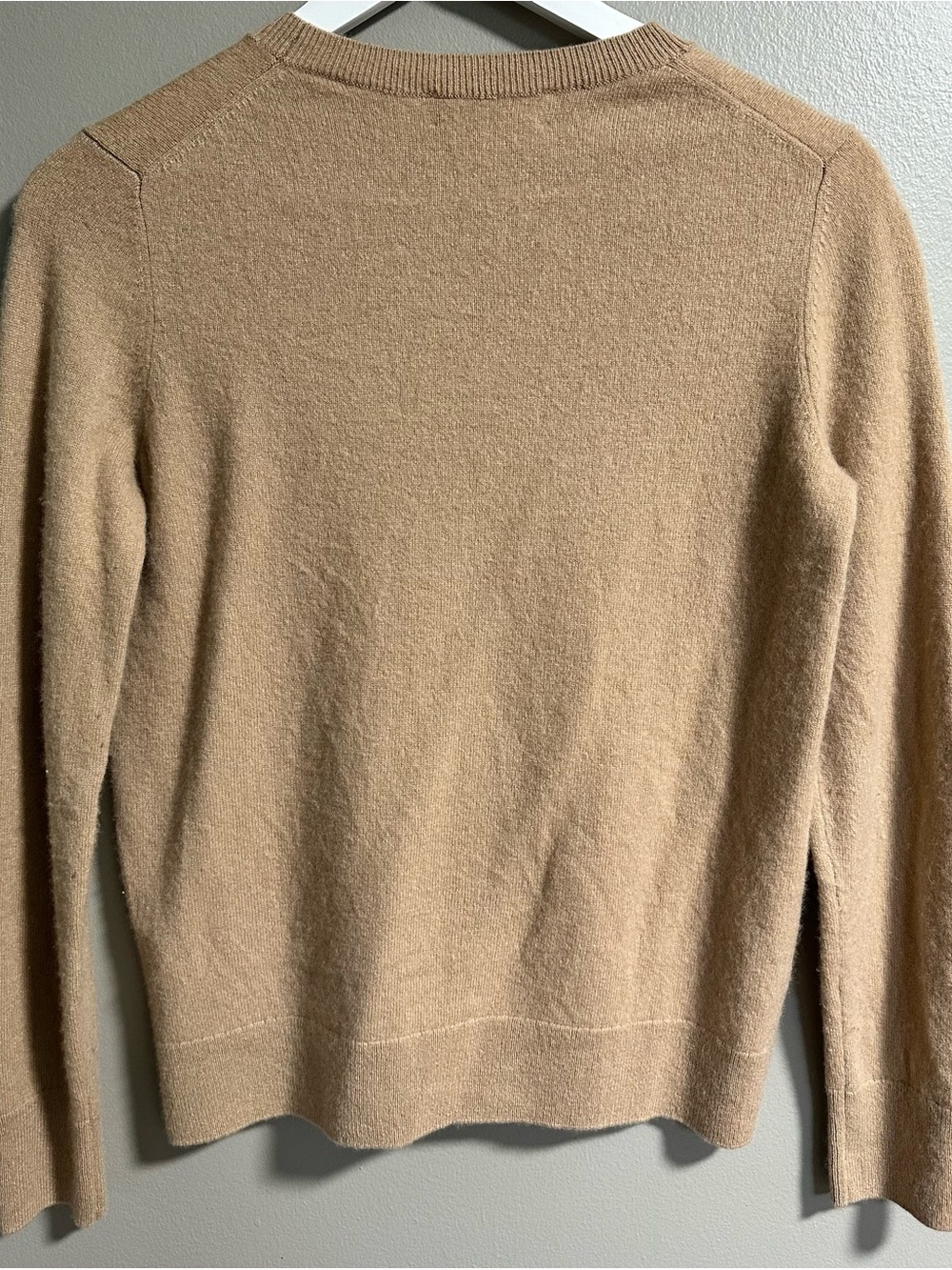 Nordstrom Cashmere Crewneck Sweater - Camel Size Medium - Picture 2 of 4